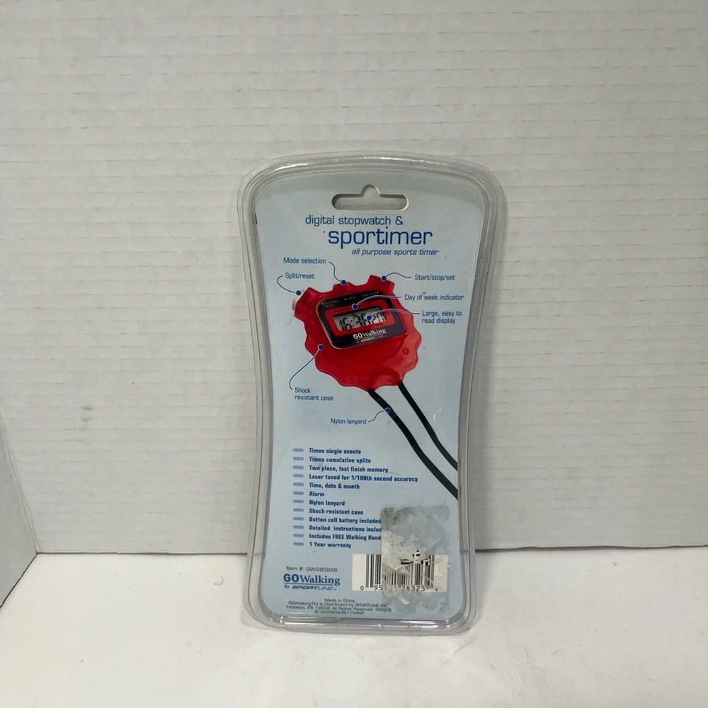 GO Walking Blue Digital Stopwatch & Sport Timer